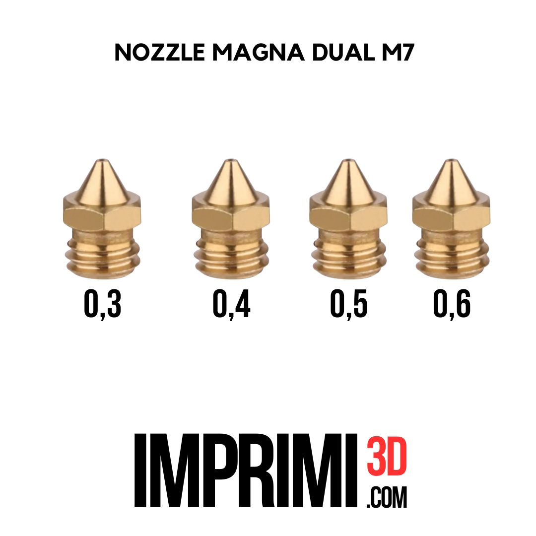 NOZZLE MAGNA DUAL DE BRONCE  M7  03, 04, 05, 06