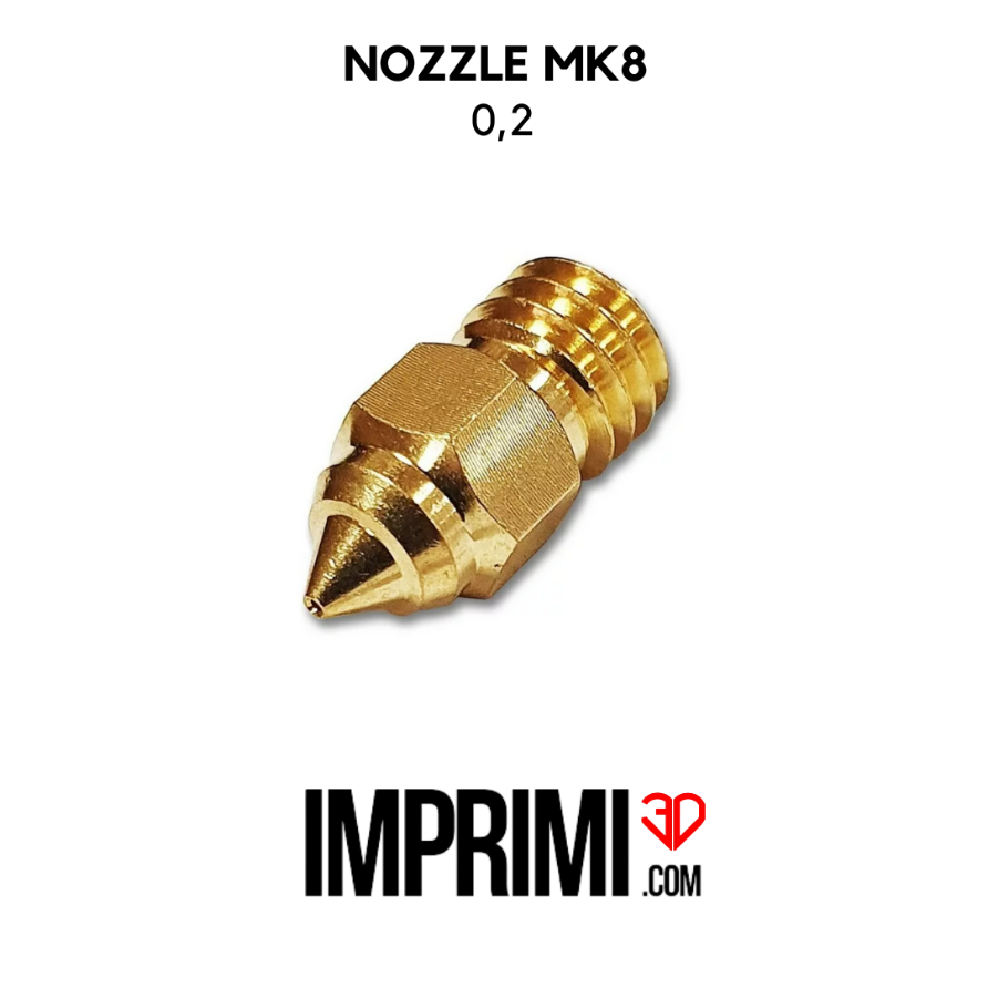 NOZZLE MK8  -  0.2  -  (ENDER 3 NEO / S1 / S1 PRO)