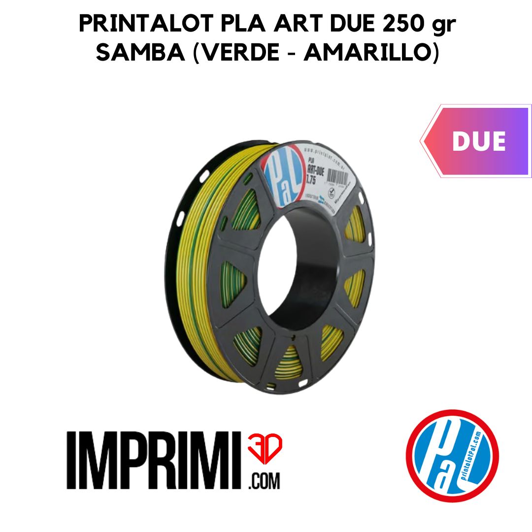PRINTALOT PLA ART DUE 250 gr - SAMBA (VERDE - AMARILLO)