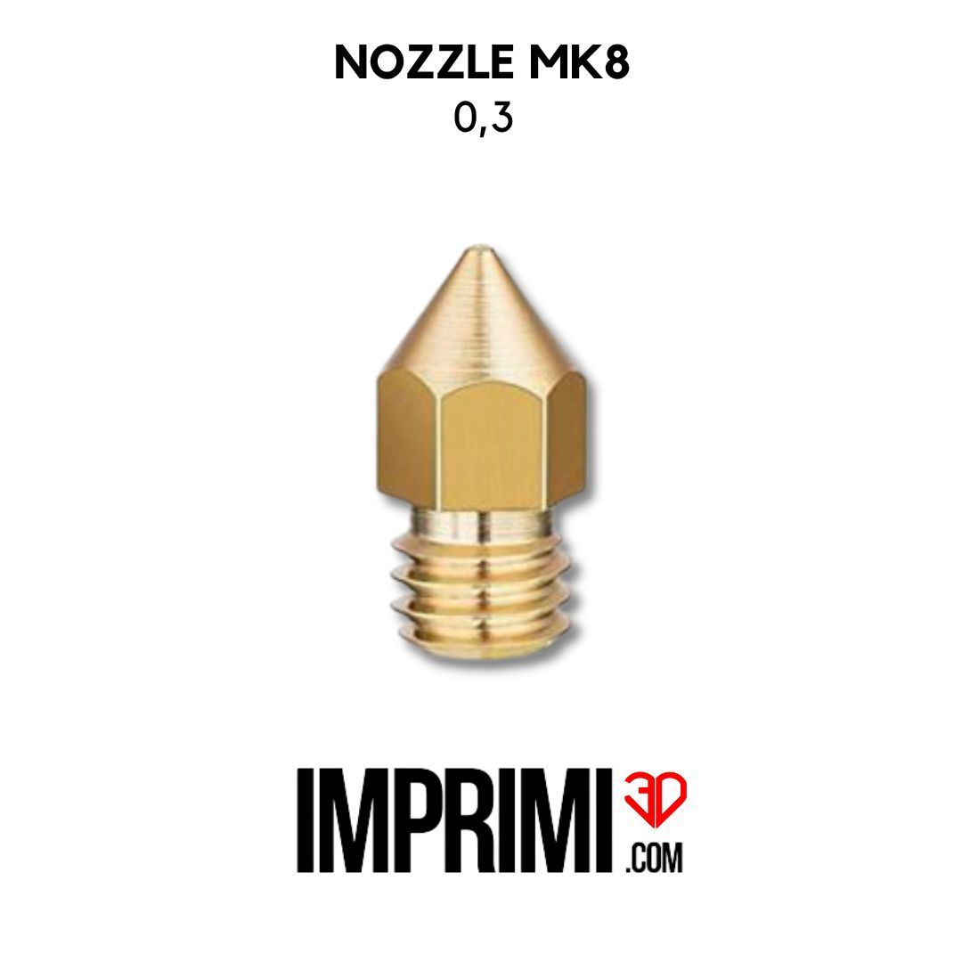 NOZZLE MK8  -  0.3  (ENDER 3/ PRO / V2)