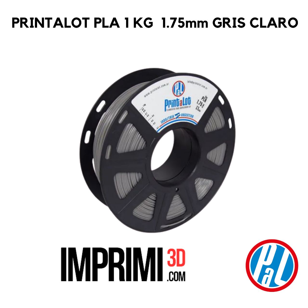 PRINTALOT PLA 1 KG - GRIS CLARO