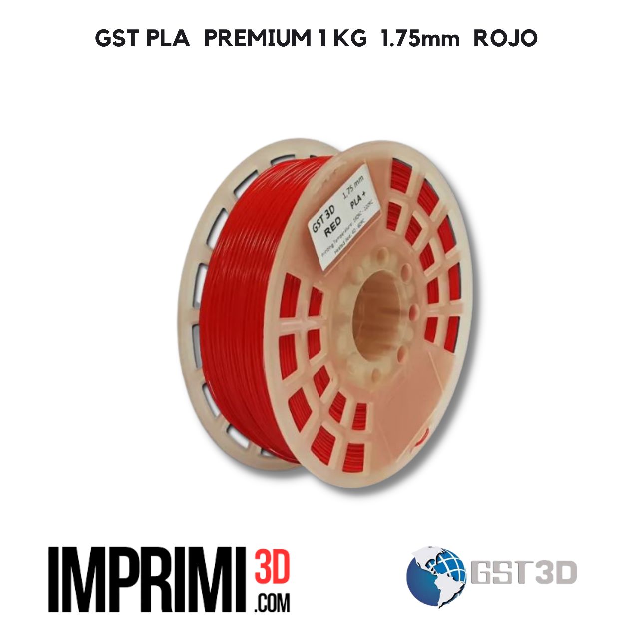 GST PLA 1 KG - ROJO