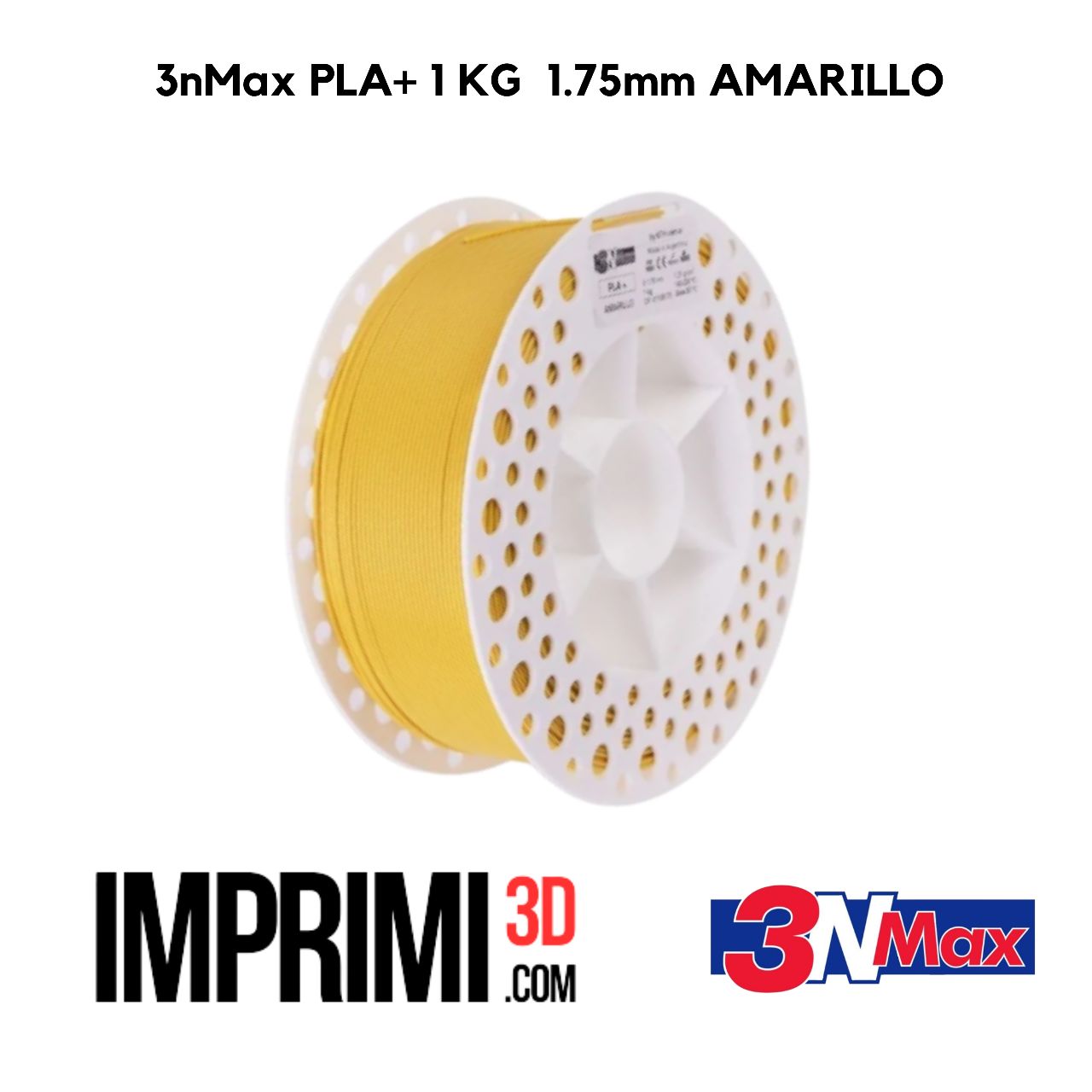 3nMAX PLA+ 1 KG - AMARILLO