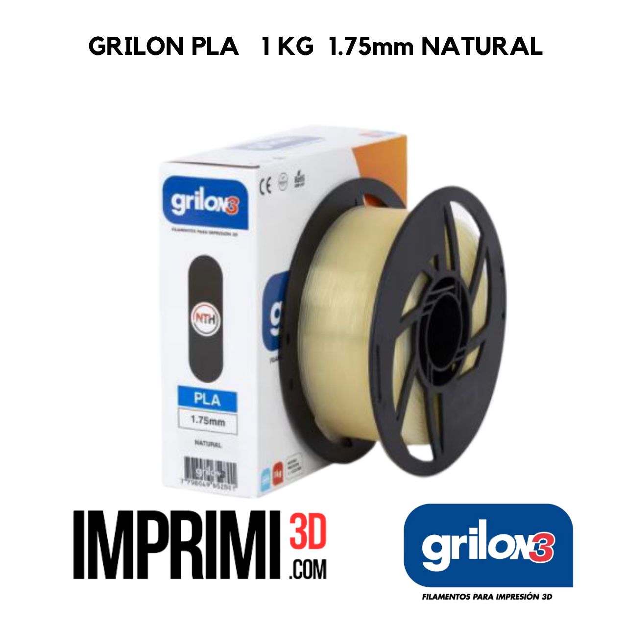 GRILON PLA 1 KG - NATURAL