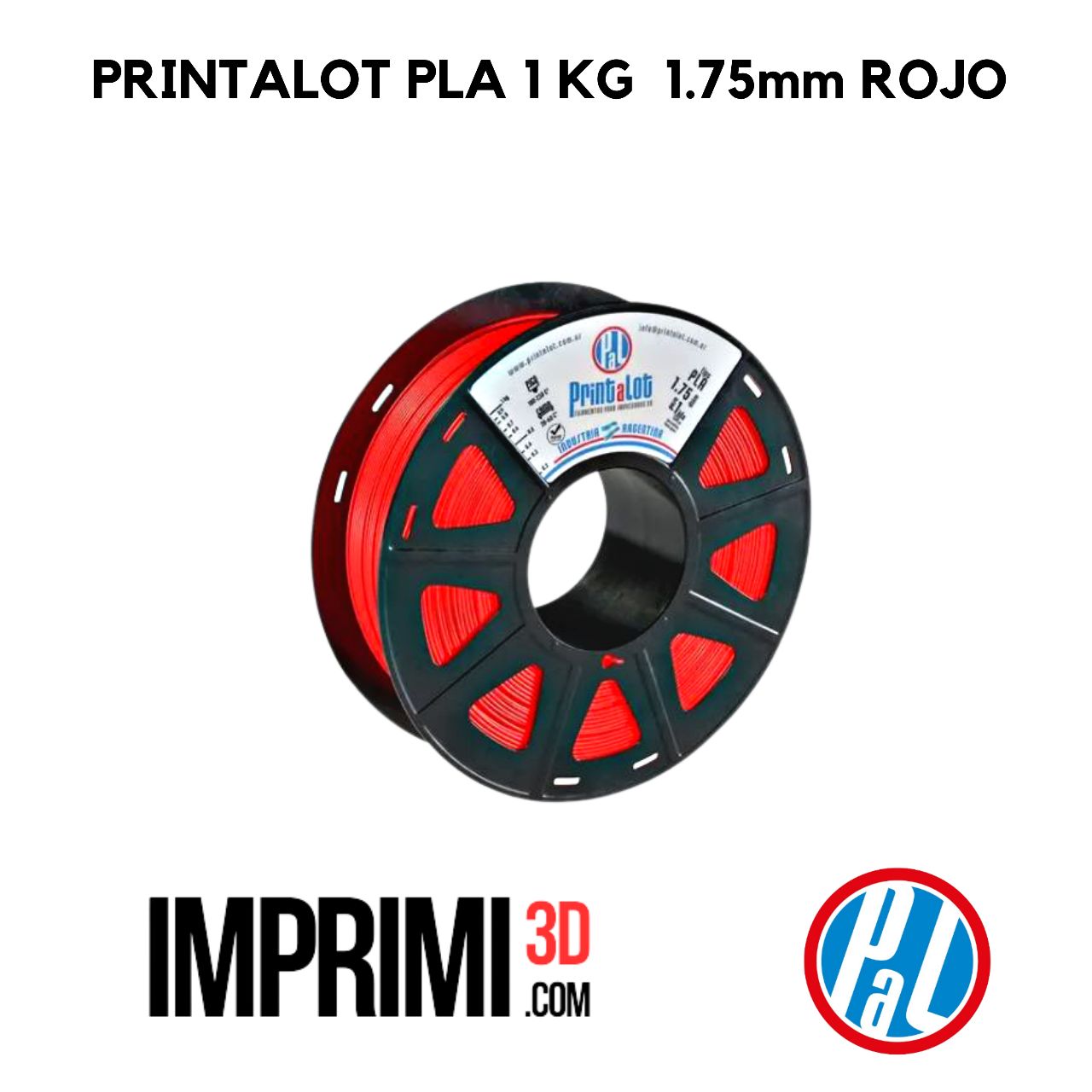 PRINTALOT PLA 1 KG - ROJO