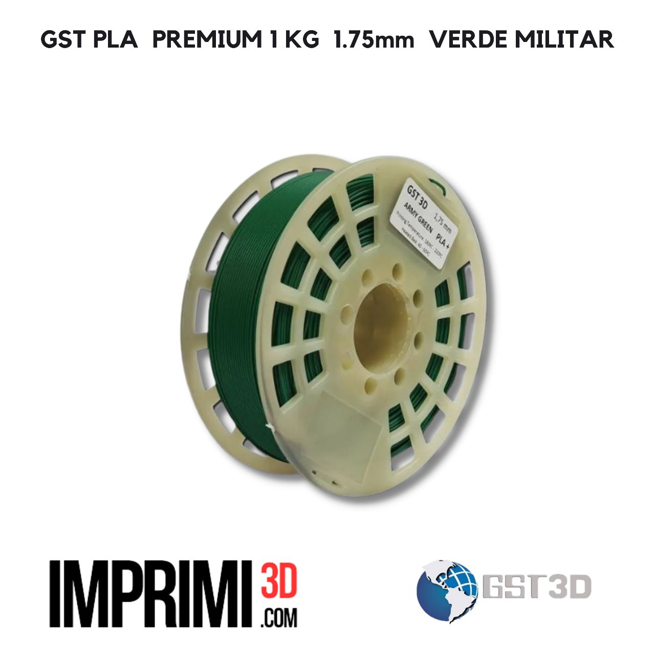 GST PLA 1 KG - VERDE MILITAR