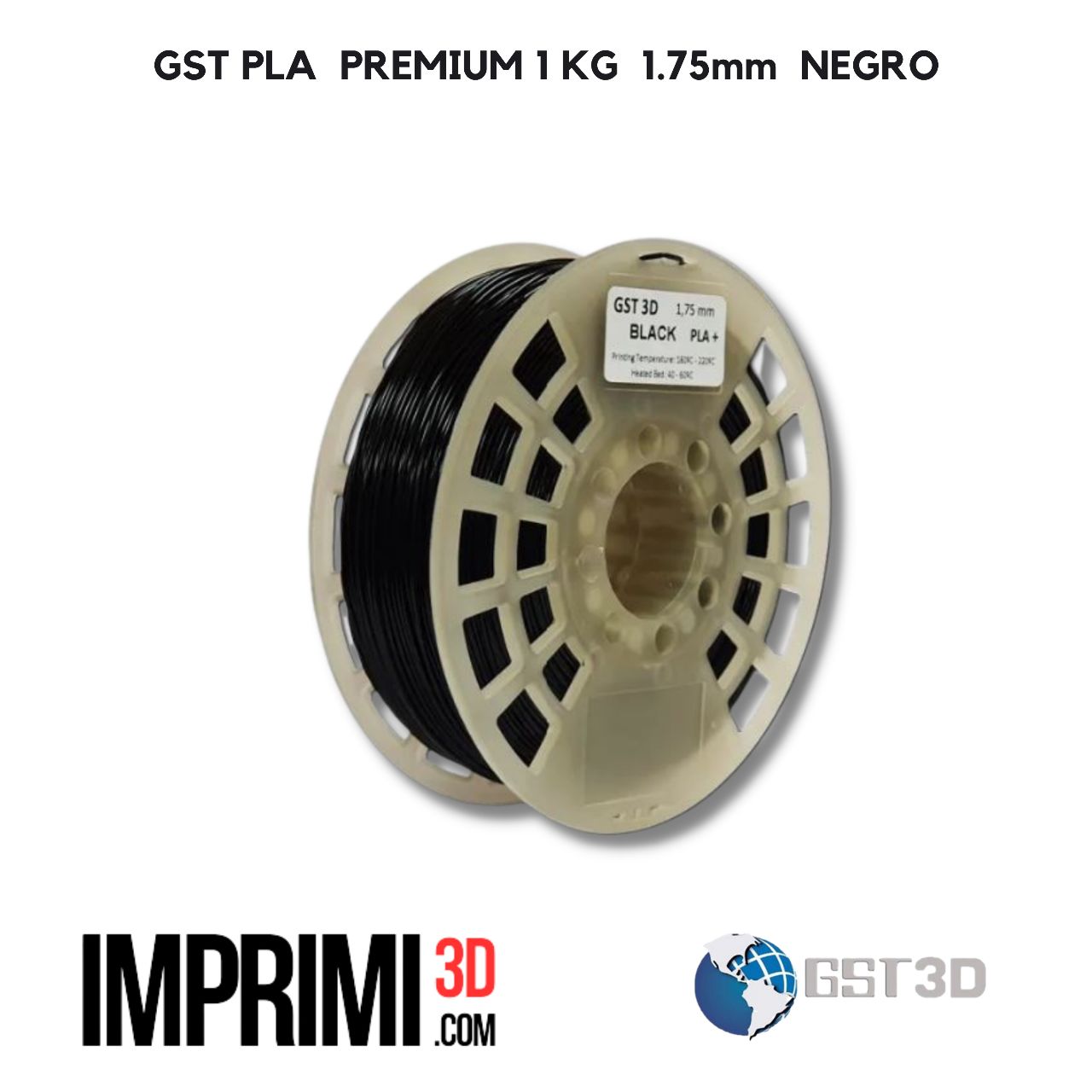 GST PLA 1 KG - NEGRO
